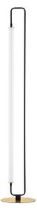 Biała/w kolorze matowej czerni metalowa lampa stojąca LED (wysokość 150 cm) Wetro – Nova Luce