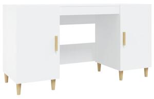 Biurko, biaÅe, 140x50x75 cm, materiaÅ drewnopochodny