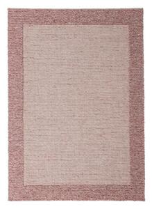 Jasnoróżowy dywan z mieszanki wełny tkany ręcznie 200x290 cm Rue – Flair Rugs