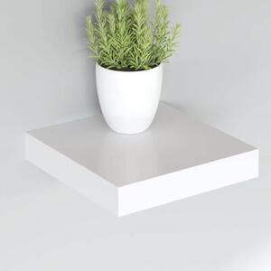 Półki ścienne, 2 szt., białe, 23 x 23,5 x 3,8 cm, mdf