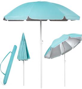 Parasol plażowy Beach BESTIF Parasol przeciwsłoneczny z kolcem do ziemi Odchylana aluminiowa tyczka 160 cm