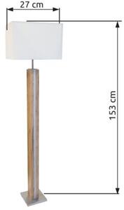Lampa podłogowa LED 17W Globo FOREST 41130246X z paskiem LED