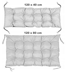 Zestaw poduszek ogrodowych na palety Aio Factory 120x80x40 cm jasnoszary 1szt