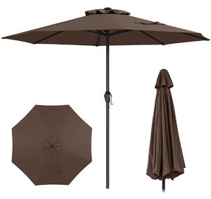 Parasol tarasowy 260 cm brązowy