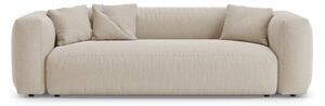 Kremowa rozkładana sofa modułowa 264 cm Martina – Micadoni