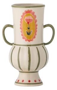 Beżowy kamionkowy ręcznie malowany wazon (wysokość 21 cm) Odina – Bloomingville