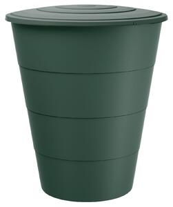 Beczka na deszczówkę SMOOTH ciemnozielona 210l