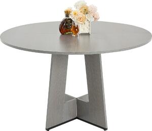 Vevor Okrągły Stół Jadalny Z Drewna 120 Cm Solidny Mocny Blat Mdf