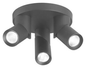 Lampa sufitowa MASTERLED Rita 3x GU10 LED oprawa halogenowa ruchoma czarna