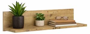 Minimalistyczna Półka Na Ścianę Dąb Artisan R4-W29