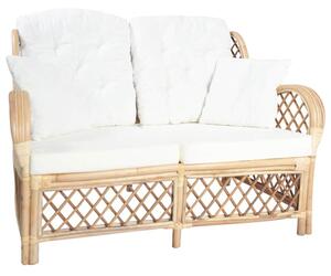 Sofa 2-osobowa rattanowa