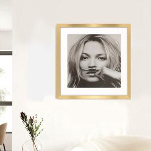 Złota ramka na zdjęcia w rozmiarze 40x40 cm FRAMAI®