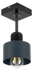 Antracytowo-czarna lampa sufitowa, jednopunktowy spot DAN10x10SC z dre