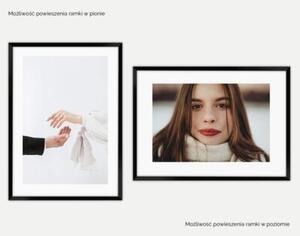 Czarna ramka na zdjęcia w rozmiarze 50x70 cm FRAMAI®