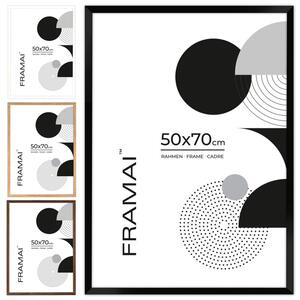 Czarna ramka na zdjęcia w rozmiarze 50x70 cm FRAMAI®