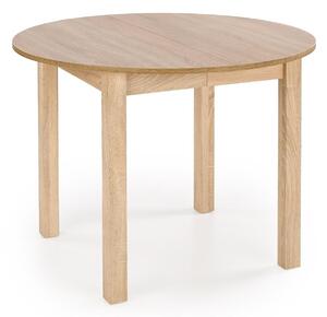 ST44M stół okrągły rozkładany 102–142 cm dąb sonoma
