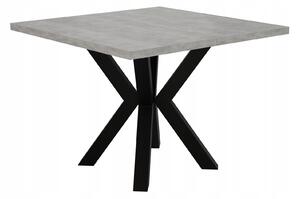 STÓŁ ROZKŁADANY NOGA METAL SALON KUCHNIA 110cm+2x50cm