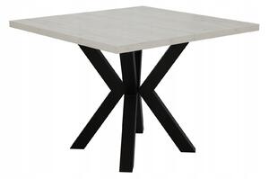 STÓŁ ROZKŁADANY NOGA METAL SALON KUCHNIA 110cm+2x50cm