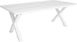 Stół do jadalni Bolt Edge, Divine - Prostokątny - 4-8 osób - Rama X - Dąb i stal - 200x90x75 cm