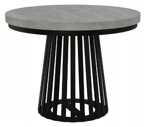 STÓŁ OKRĄGŁY ROZKŁADANY NOGA METAL SALON KUCHNIA 110cm+2x50cm