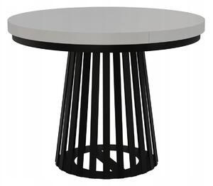 STÓŁ OKRĄGŁY ROZKŁADANY NOGA METAL SALON KUCHNIA 110cm+2x50cm