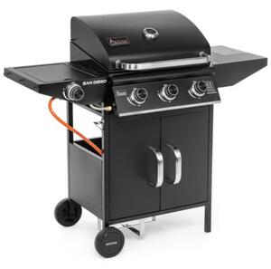 Grill ogrodowy gazowy ACTIVA San Diego 19689GD 12.8kW 55 x 40 cm