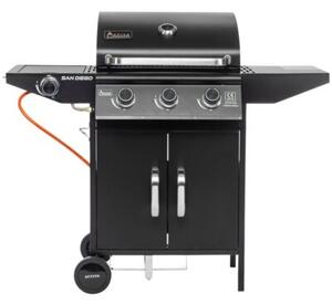 Grill ogrodowy gazowy ACTIVA San Diego 19689GD 12.8kW 55 x 40 cm