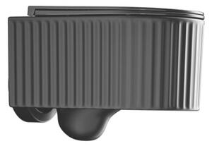 Miska WC HYDROSAN LUMA-MTB-RIM-03 Owalny Czarny mat
