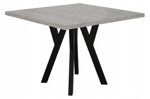 STÓŁ ROZKŁADANY NOGA METAL SALON KUCHNIA 90cm+2x50cm