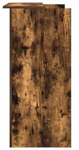 Biurko recepcyjne dÄ b wÄdzony 100x50x103,5 cm drewno klejone