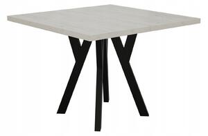 STÓŁ ROZKŁADANY NOGA METAL SALON KUCHNIA 110cm+2x50cm