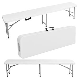 Ławka Cateringowa Składana 180 Cm Biała