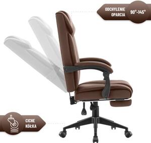 Fotel HELL'S CHAIR HC-1029 2.0 Brązowy