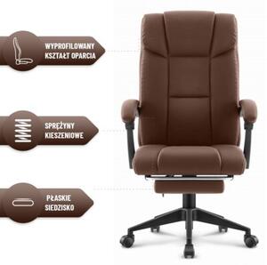 Fotel HELL'S CHAIR HC-1029 2.0 Brązowy