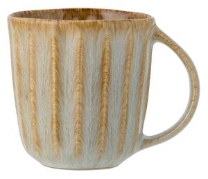 Beżowy kamionkowy kubek do latte 350 ml Fleur – Bloomingville