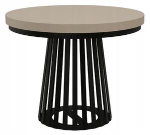 STÓŁ OKRĄGŁY ROZKŁADANY NOGA METAL SALON KUCHNIA 90cm+2x50cm KASZMIR