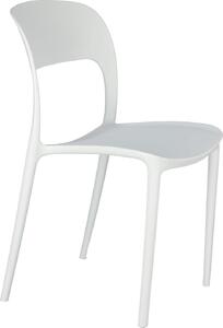 KRZESŁO Z TWORZYWA Flexi białe ERGONOMICZNE