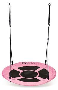 Huśtawka ogrodowa 100 cm, różowa ECOTOYS
