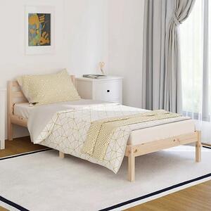 Pojedyncze sosnowe łóżko 90x200 cm - Lenar 3X