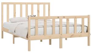 Podwójne łóżko z naturalnej sosny 160x200 cm - Ingmar 6X