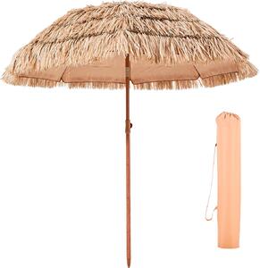 SucceBuy Słomiany parasol plażowy i ogrodowy w stylu hawajskim 2m