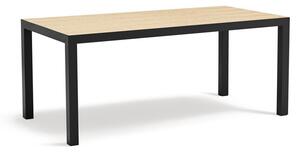 Stół z blatem z drewna dębowego 75x180 cm Alma – Teulat