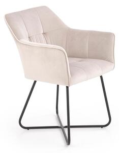 Designerskie krzesło kubełkowe Roxi - beżowy