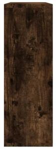 Półka ścienna, przydymiony dąb, 104x20x58,5 cm