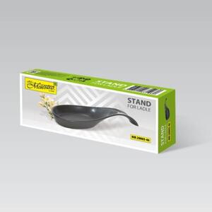 Ceramiczna podstawka pod łyżkę wazową Geometry Black MAESTRO