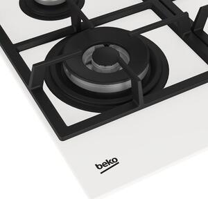 Płyta gazowa BEKO Pro500 HILW64225SW WOK Żeliwne ruszty Szkło