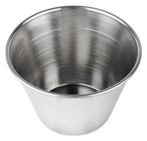 Miseczka na sos dipówka stalowa 7 cm, 100 ML 12 szt