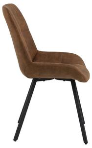 Krzesło Waylor brązowe
