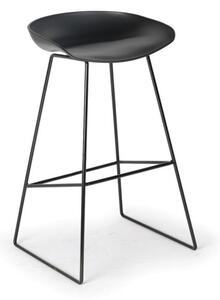 Krzesło barowe MONTY II, czarne