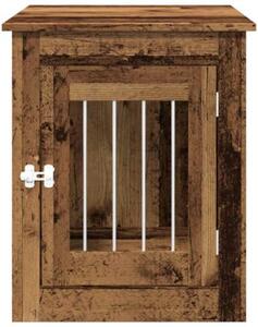 Kojec dla psa, stare drewno, 55x75x65 cm